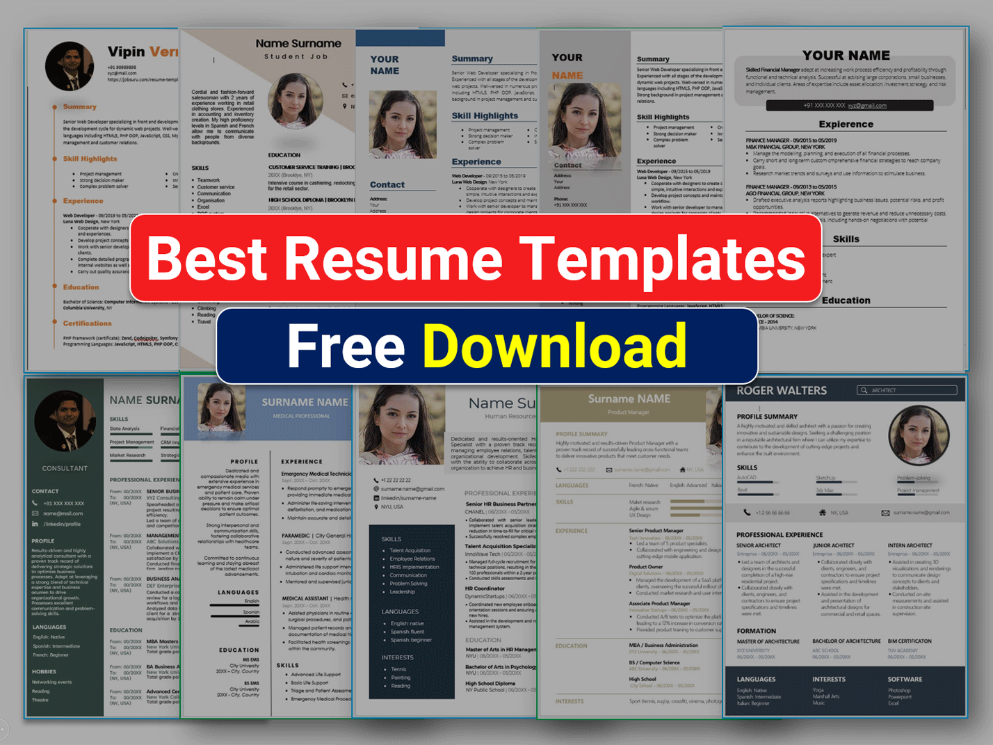 Best Resume Templates