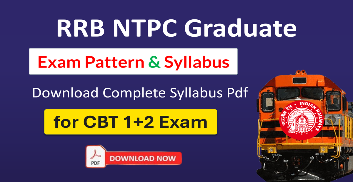 RRB NTPC Graduate Level Exam Syllabus