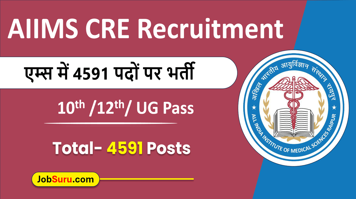 AIIMS CRE Recruitment