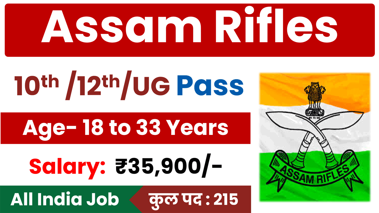 Assam Rifles Recruitment Notification