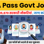 BA Pass Govt Job