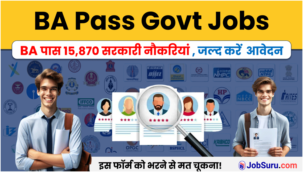 BA Pass Govt Job