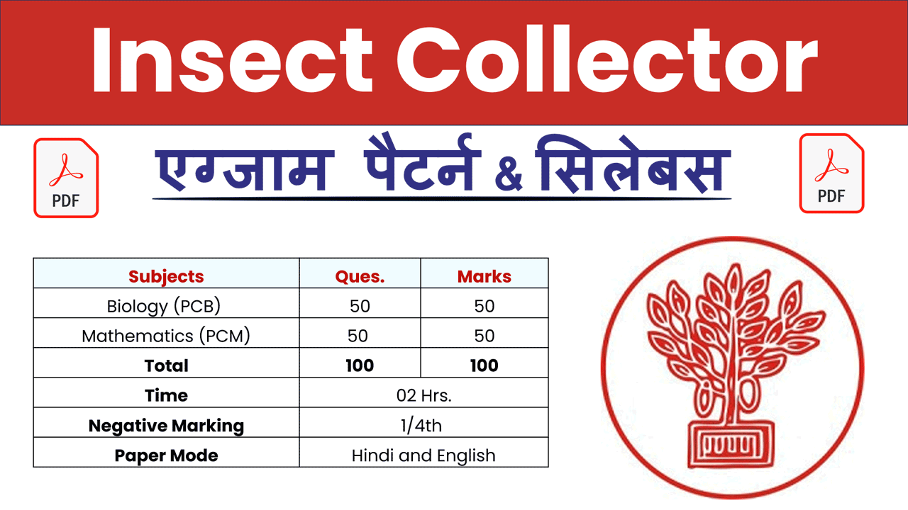 BTSC Insect Collector Syllabus