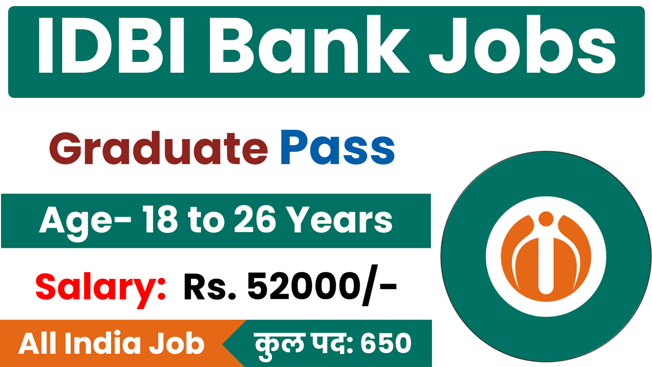 IDBI Bank Junior Assistant Manager Recruitment